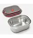 Black + Blum Steel Food Box Set - S/M/L, 3 Set