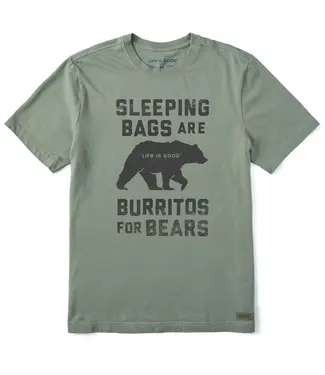 LIFE IS GOOD Life Is Good Men's Burritos for Bears Short Sleeve Crusher-LITE Tee