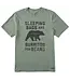 Life Is Good Men's Burritos for Bears Short Sleeve Crusher-LITE Tee