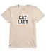 Life Is Good Women's Cat Lady Caps Stacked Short Sleeve Crusher Tee