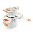 GSI Outdoors Glacier Stainless Base Camper Cookset - Medium