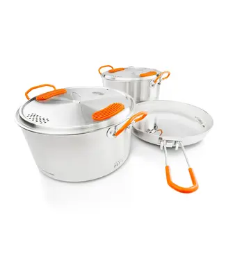GSI OUTDOORS GSI Outdoors Glacier Stainless Base Camper Cookset - Medium