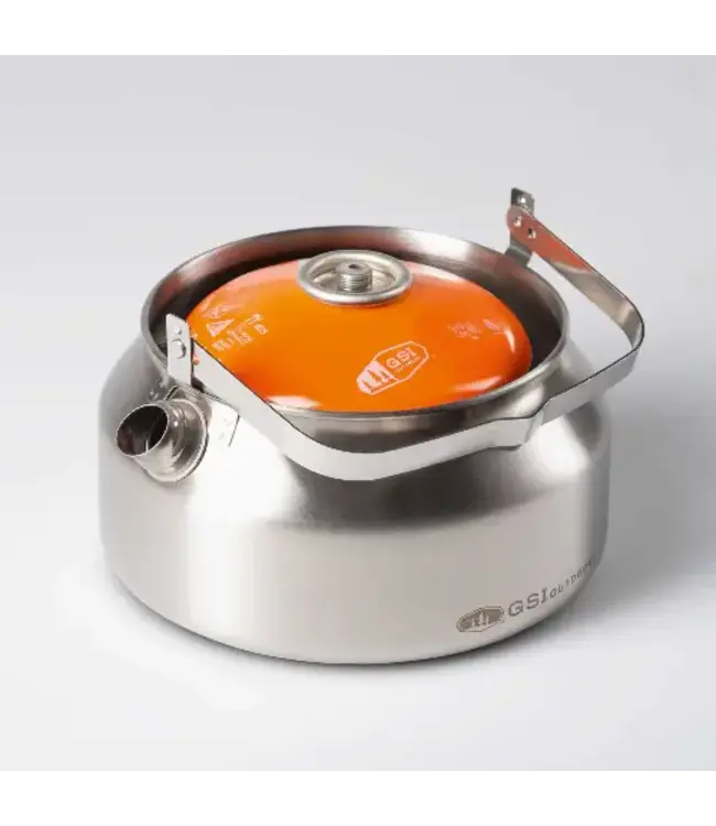 GSI Outdoors Glacier Stainless 1 qt. Tea Kettle