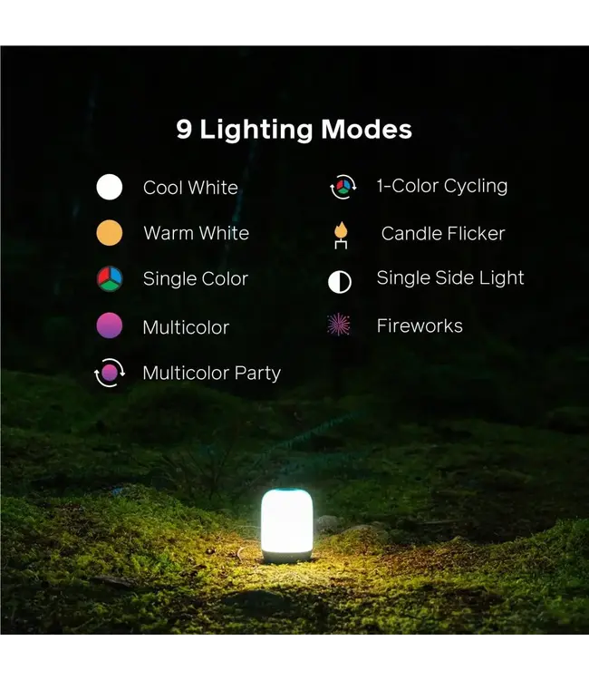 BioLite AlpenGlow 500 Lumen Multicolor USB Lantern
