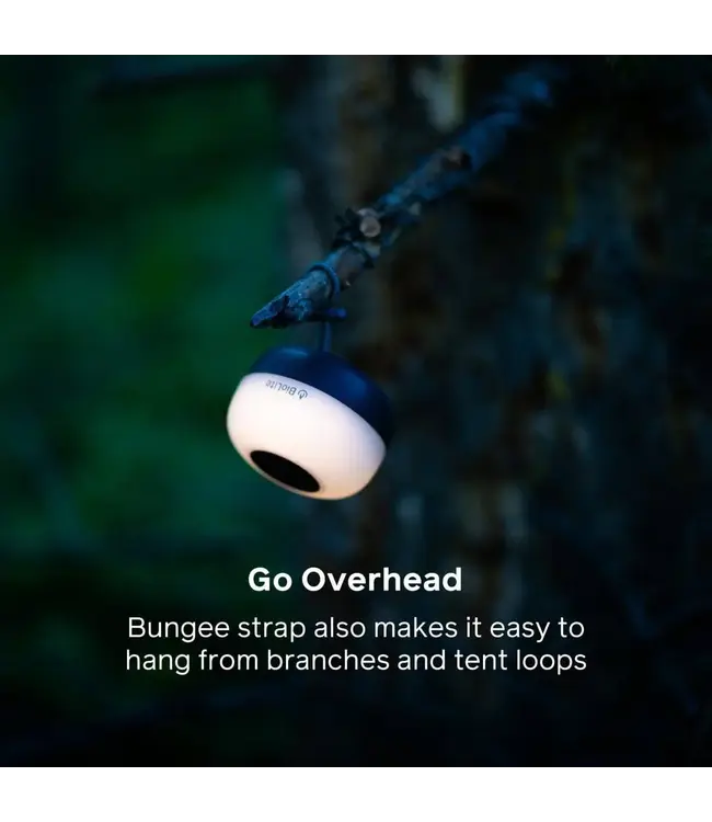 BioLite AlpenGlow Mini 150 Lumen USB Camping Lantern