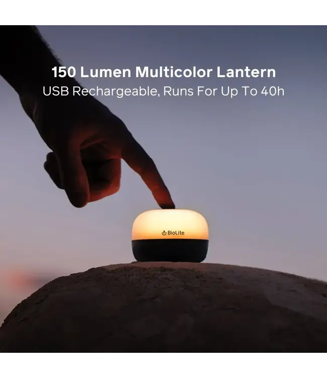 BioLite AlpenGlow Mini 150 Lumen USB Camping Lantern