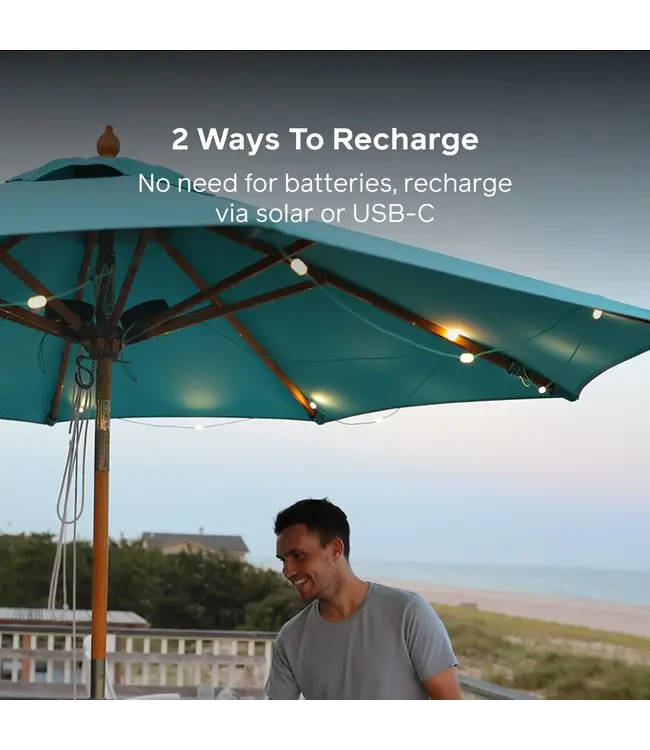 BioLite Solar String Light - 18', Warm White