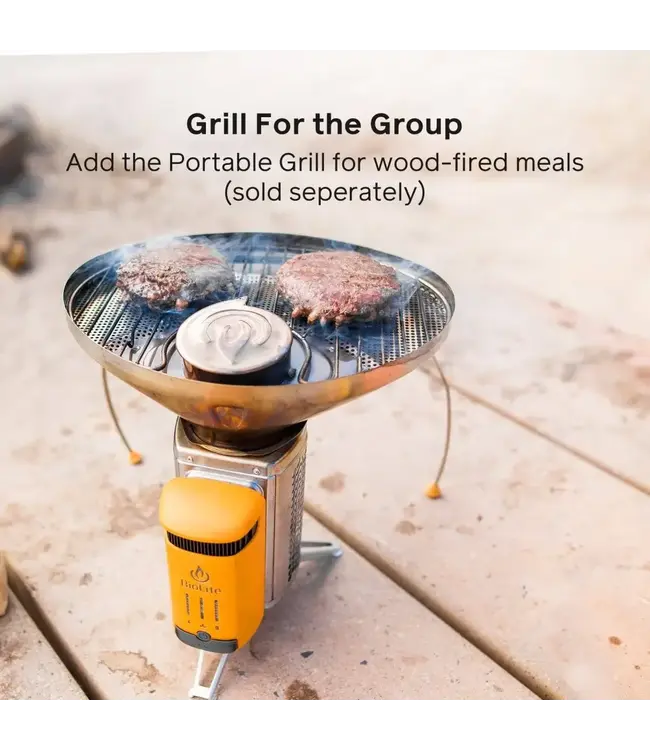 BioLite CampStove 2+ Electricity Generating Wood Camp Stove