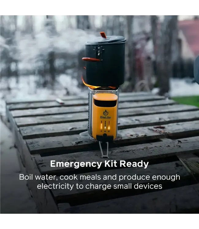 BioLite CampStove 2+ Electricity Generating Wood Camp Stove