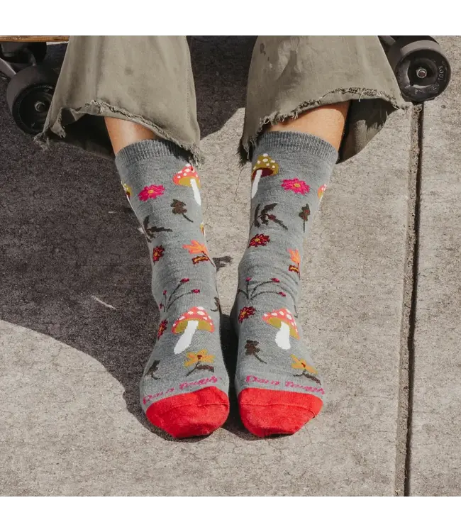 Darn Tough Women's Shroom Bloom Crew Lightweight Lifestyle Socks