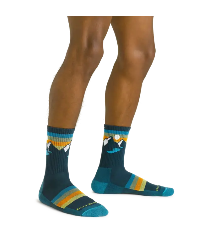 Darn Tough Men's Sunset Ridge Micro Crew Lightweight Hiking Socks