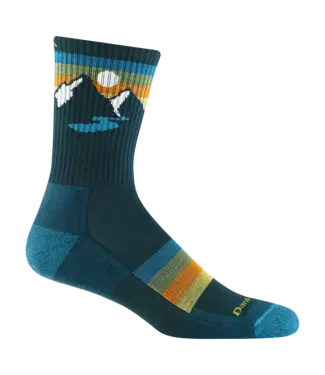 DARN TOUGH Darn Tough Men's Sunset Ridge Micro Crew Lightweight Hiking Socks