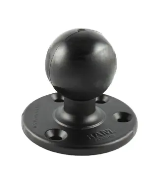 RAM MOUNTS Ram Mount RAM Large Round Plate with Ball - D Size