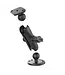 Raw Mounts Double Ball Drill-Down Mount with Diamond Plate