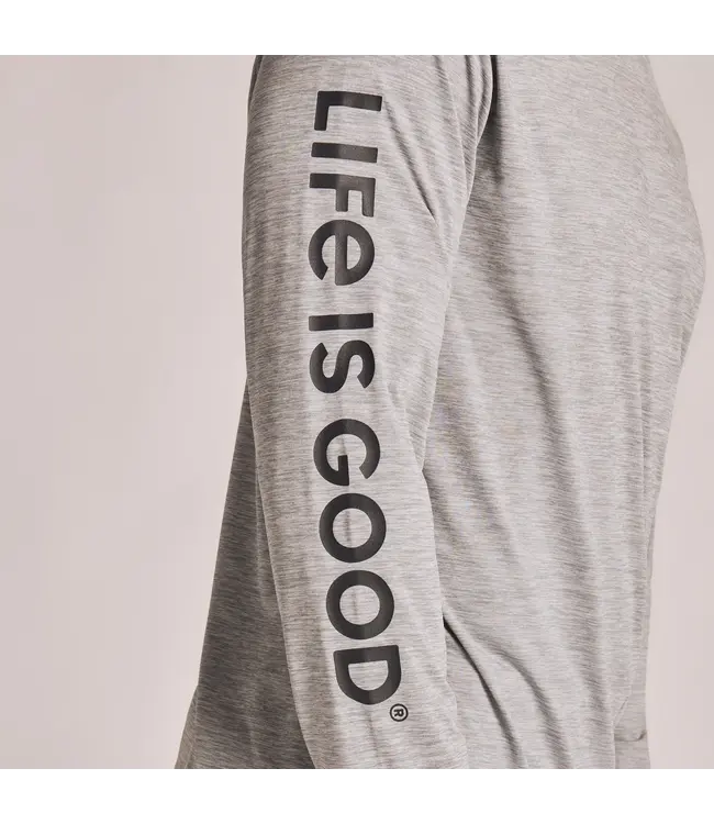 Life Is Good Men's Life is Good Long Sleeve Sun Crusher Hoodie