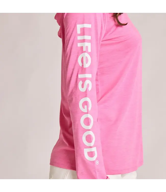 Life Is Good Women's Long Sleeve Sun Crusher Hoodie