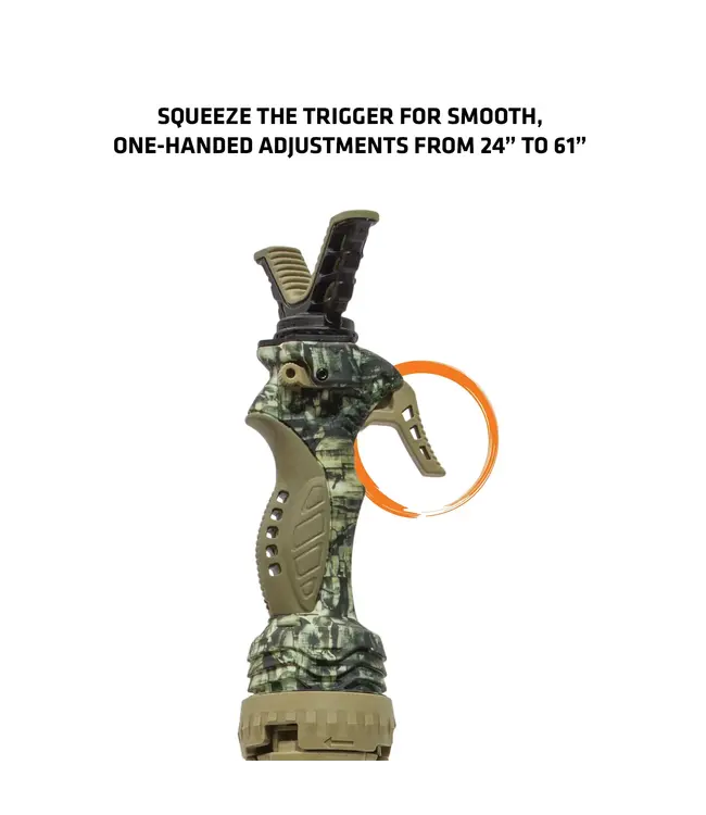 Primos Gen3 Tall Bipod Trigger Stick - 24" to 61"