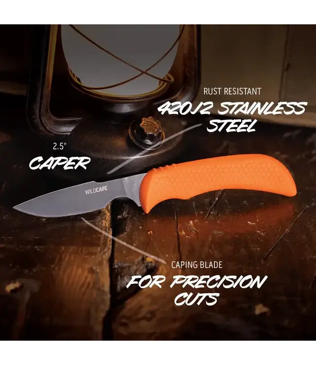 Outdoor Edge WildPair Deep-Bellied Gut-Hook Skinner & Caping Combo