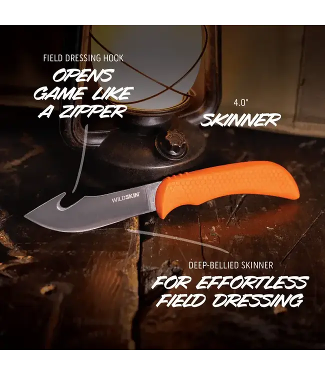Outdoor Edge WildPair Deep-Bellied Gut-Hook Skinner & Caping Combo