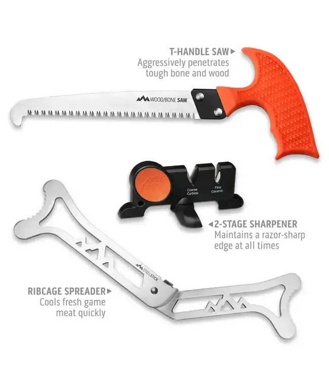 Outdoor Edge Jaeger Pak 8-Piece Game Processing Set