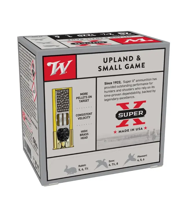Winchester Super X Ammunition - 20 Gauge, 2.75" #6