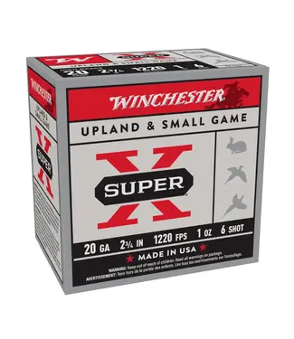 WINCHESTER Winchester Super X Ammunition - 20 Gauge, 2.75"