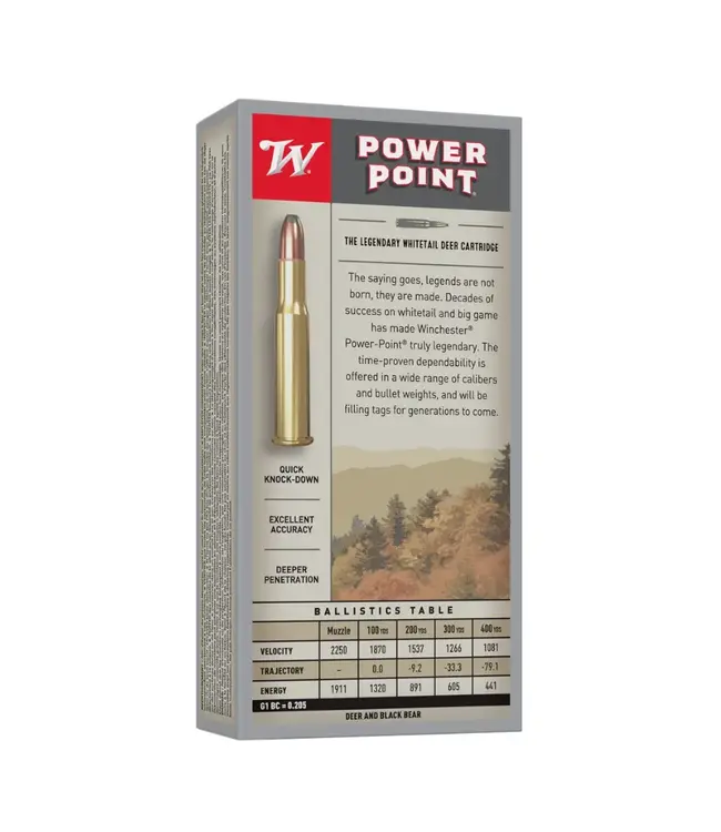 Winchester Power Point Ammunition - 32 Win Special, 170 Grain
