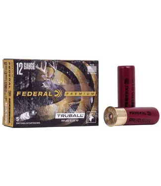 FEDERAL AMMO Federal TruBall Rifled Slug Ammunition - 12 Gauge, 438 Grain, 3 in, 1700 fps