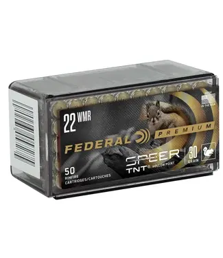 FEDERAL AMMO Federal Varmint & Predator Ammunition - 22 WMR, 30 Grain, 2200 fps