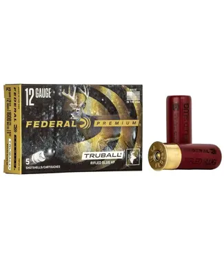 FEDERAL AMMO Federal Ammo TruBall Rifled Slug Ammunition - 12 Gauge, 438 Grain, 2-3/4 in, 1600 fps