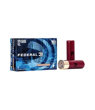 FEDERAL AMMO Federal Power-Shok Buckshot Ammunition - 12 Gauge, 00 Buck Shot, 3 in, 1210 fps