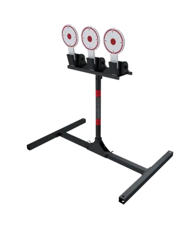 Birchwood 3 Spring Loaded Self-Resetting Targets with Plate Rack
