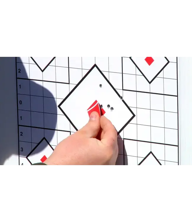 Birchwood Stick-A-Bull 12" Adhesive Sight-In Target - 5 Pack