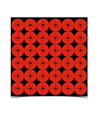 BIRCHWOOD Birchwood Target Spots Target - 1 inch, 10 Pack