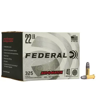 FEDERAL AMMO Federal Champion Training Ammunition - Rimfire, 22 LR, 40 Grain, Lead Round Nose, 1200 fps