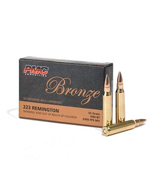PMC Bronze 223REM 55GR FMJ (200RND BULK)