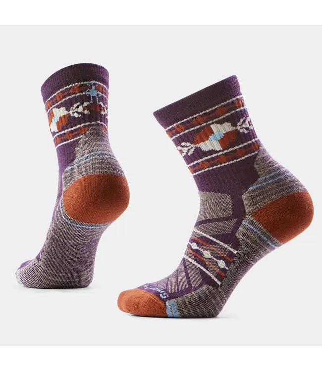 Smartwool Women's Hike Retro Floral Mid Crew Socks