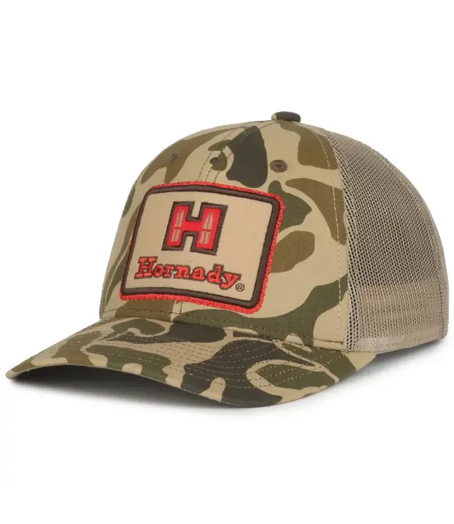 Hornady Meshback Hat - Brown Generic Woodland Camo