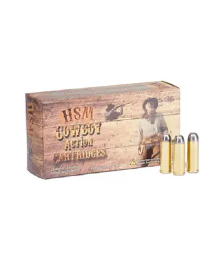 HSM Cowboy Action Ammunition - 38-55 Win | 240 Grs. | 1325 fps