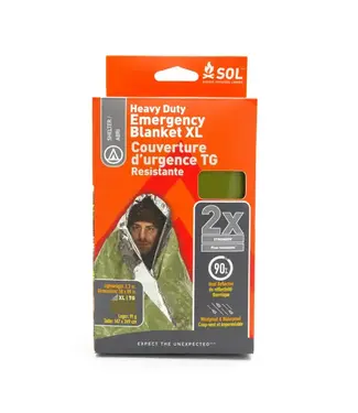 SOL- Survive Outdoors Longer Survive Outdoors Longer Heavy Duty Emergency Blanket