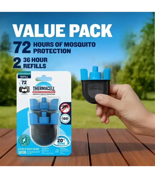 Thermacell E-ZoneGuard Rechargeable Mosquito Repellent Refills