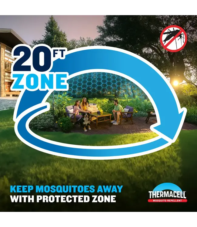 Thermacell E-ZoneGuard Rechargeable Mosquito Repellent Refills