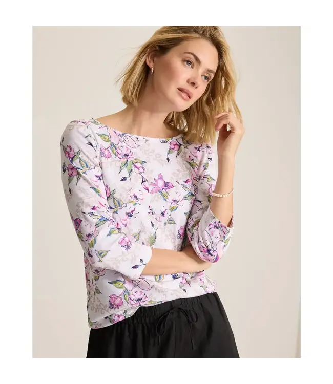 Tommy Bahama Women's Ashby Isles Floral Gardens Bateau-Neck T-Shirt