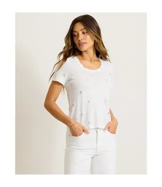 TOMMY BAHAMA Tommy Bahama Women's Linnea Coastal Fronds Linen Top