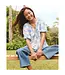 Tommy Bahama  Oceana Isle Fortuna Fronds Puff-Sleeve Top