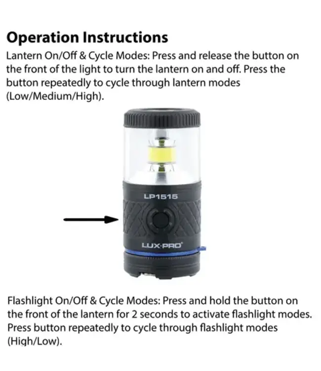 Lux Pro Waterproof Floating 300 Lumen LED Lantern