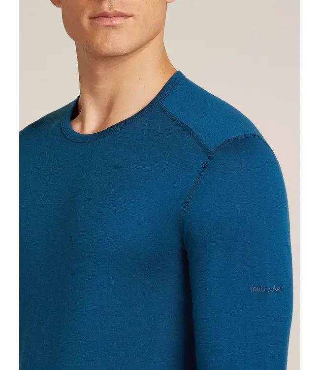 Icebreaker Men's Merino 200 Oasis Long Sleeve Crewe Thermal Top