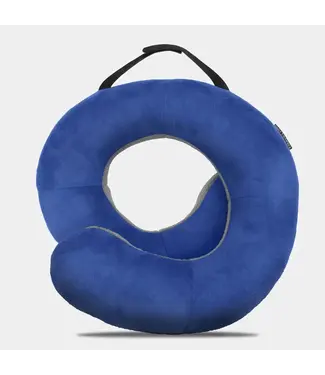 TRAVELON Travelon Deluxe Wrap-N-Rest Pillow - Cobalt/Grey