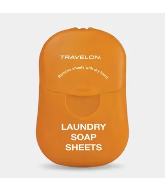 TRAVELON Travelon Laundry Soap Toiletry Sheets - 50 Pack