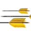 Carbon Express Flu Flu Arrows - 4560 Spine, 30"